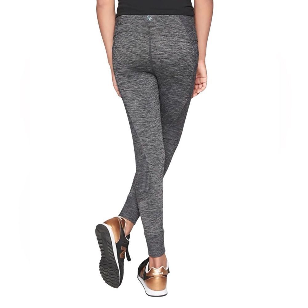 Athleta high rise leggings grey size small